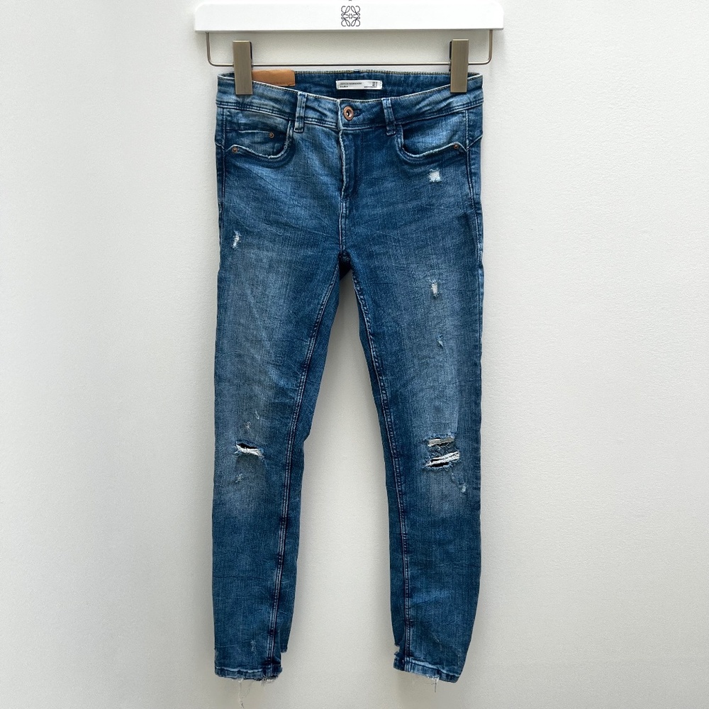 Zara | Distressed Skinny Jeans